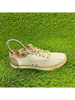 UGG Hally Natural Womens Size 6 Beige Classic Casual Walking Shoes Sneakers